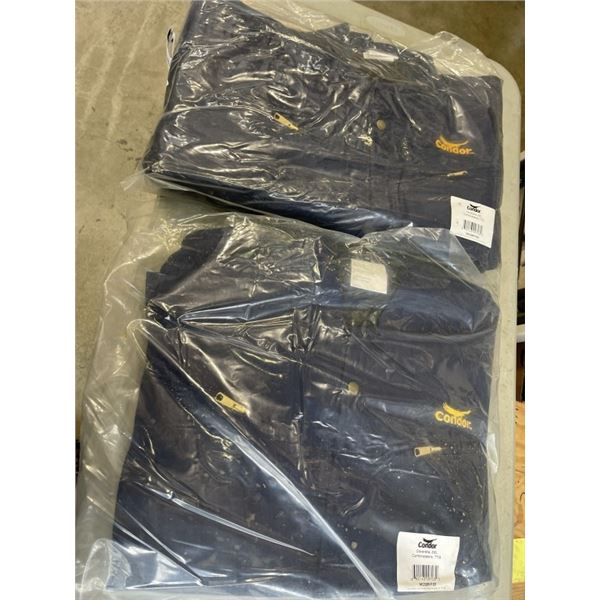2 NEW PAIRS OF CONDOR 2XL COVERALLS