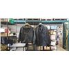 Image 1 : PELLE CUIR MENS DRESS LEATHER SIZE SMALL AND NORTH END LADIES LEATHER JACKET. SIZE MEDIUM