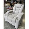 Image 2 : GREY CHAIR W/ CUP HOLDERS