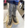 Image 1 : REAL LEATHER  / SEAL SKIN MOCCASSINS, GOOD CONDITION, APPROX SIZE 10-11