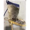 Image 2 : REAL LEATHER  / SEAL SKIN MOCCASSINS, GOOD CONDITION, APPROX SIZE 10-11