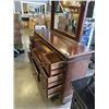 Image 6 : 9 DRAWER DRESSER W/ MIRROR