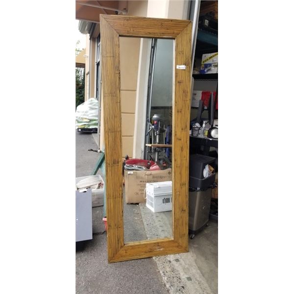 LARGE FULL LENGTH FLOOR MIRROR - 87 INCHES TALL