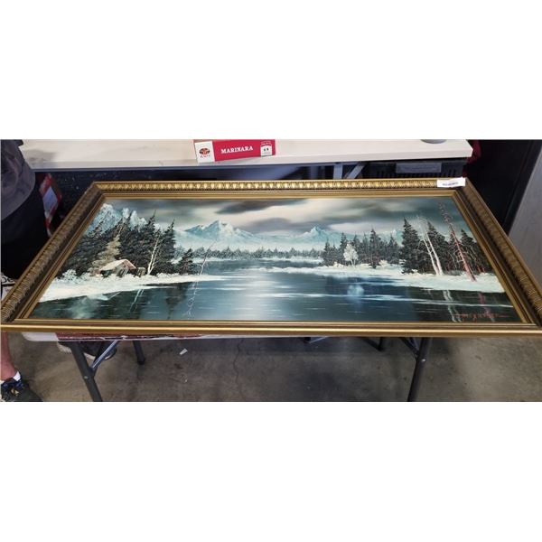 SIGNED FRAMED NATURE PAINTING
