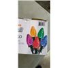 Image 3 : SYLVANIA STAYLIT SET OF TWO 50 LED C9 CHRISTMAS LIGHTS
