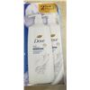 Image 2 : 2 PACK DOVE DEEP MOISTURE BODY WASH. 1.04 LITRE PER BOTTLE