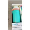 Image 2 : 2 NEW OWALA LEAK PROOF, INSULATED WATER BOTTLES WITH BUILT IN STRAWS