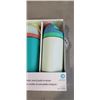 Image 3 : 2 NEW OWALA LEAK PROOF, INSULATED WATER BOTTLES WITH BUILT IN STRAWS