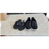 Image 1 : PAIR OF SKECHERS SWIFT FIT LADIES SHOES, SIZE 8, AND PAIR OF NEW ROOTS LADIES SANDLES. SIZE 8
