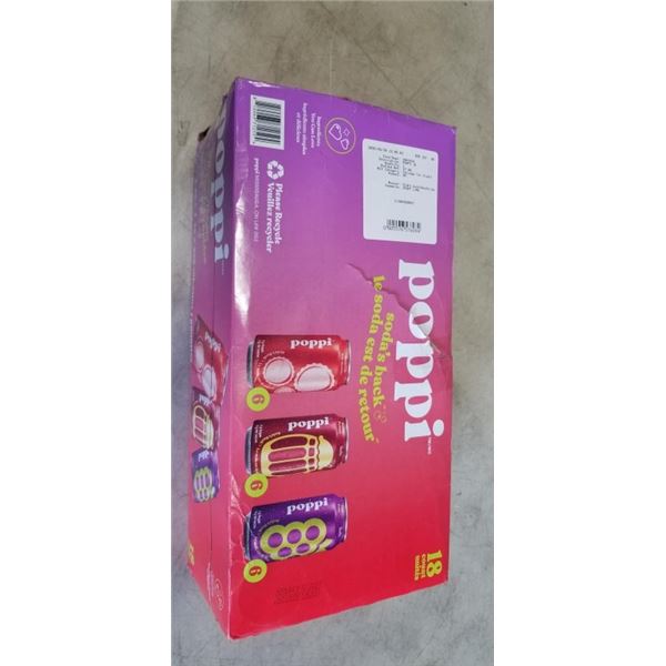17 CANS POPPI VARIETY PACK SODA