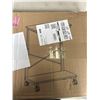 Image 2 : VIVO BLACK ADJUSTABLE PC CART WITH STORAGE