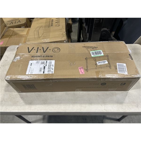 VIVO BLACK ELECTRIC FLIP DOWN CEILING TV MOUNT