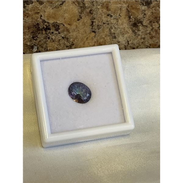 NEW 2.5CT NATURAL MYSTIC QUARTZ, UNTREATED, OVAL CUT - RETAIL $320
