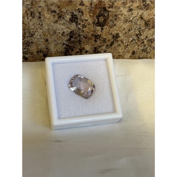 NEW 8.9CT NATURAL PINK AMETHYST, UNTREATED, EMERALD CUT - RETAIL $675