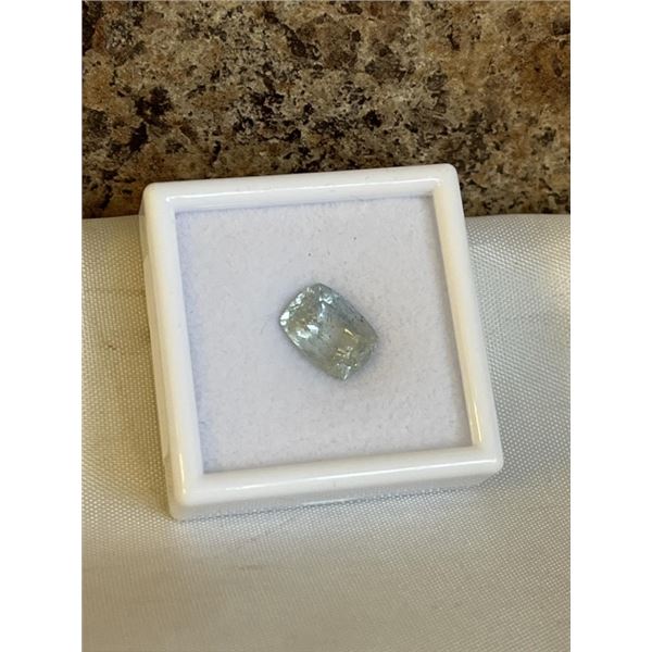 NEW 5.3CT NATURAL AQUAMARINE, UNTREATED, EMERALD CUT - RETAIL $1060