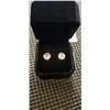 Image 1 : NEW S925 1.0CT EACH LAB-CREATED PINK SAPPHIRE HALO STUD EARRIGS, MOUNTED IN 925 STERLING SILVER W/ W