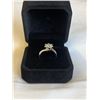 Image 3 : NEW S925 1.0CT MOISSANITE STONE SNOWFLAKE RING, RESIZEABLE, MOUNTED IN 925 STERLING SILVER W/ WHITE 