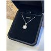 Image 3 : NEW S925 1.0CT MOISSAITE STONE SNOWFLAKE 16-18" MOUNTED IN 925 STERLING SILVER W/ WHITE GOLD OVERLAY