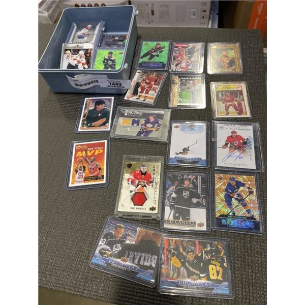 ASSORTED SLABED COLLECTIBLE SPORTS CARDS INCLUDING AUTO'S, JERSEY PIECE ETC
