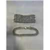 Image 1 : 2 STERLING SILVER BRACELETS