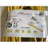 Image 3 : HEAVY DUTY LIGHTED 100 FOOT YELLOW EXTENSION CORD. 10AWG/3C