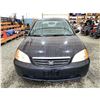 Image 6 : PARKSVILLE - 2003 HONDA CIVIC BLACK 221181 TMU KMS - 905630-3