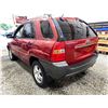 Image 20 : PARKSVILLE - 2007 KIA SPORTAGE RED 215233 KMS - 301062-2