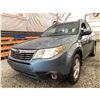Image 2 : PARKSVILLE - 2009 SUBARU FORESTER BLU  E 229276 KMS - 753710-2