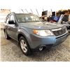 Image 8 : PARKSVILLE - 2009 SUBARU FORESTER BLU  E 229276 KMS - 753710-2