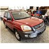 Image 9 : PARKSVILLE - 2008 KIA SPORTAGE RED 152330 KMS - 534109-2