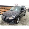 Image 3 : PARKSVILLE - 2015 VOLKSWAGEN TIGUAN BLACK 179744 KMS - 536775-3