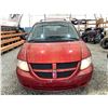 Image 6 : PARKSVILLE - 2005 DODGE CARAVAN/GRAND CARAVAN RED 207625 KMS - 258910-4