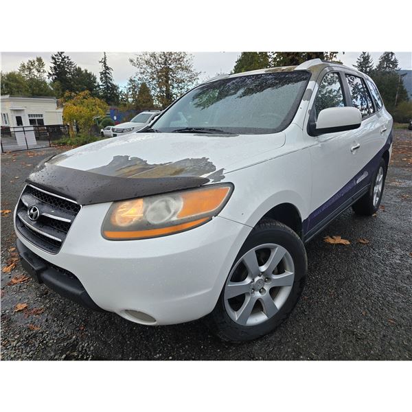 DUNCAN - 2009 HYUNDAI SANTA FE WHITE 443810 KMS - 284883-1
