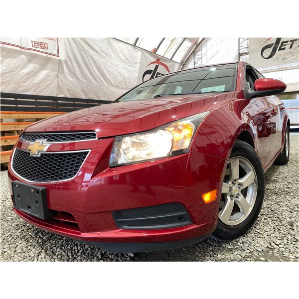 PARKSVILLE - 2011 CHEVROLET CRUZE RED 143917 KMS - 162986-1