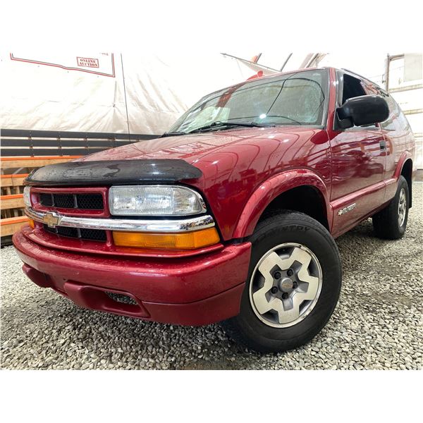 PARKSVILLE - 2005 CHEVROLET BLAZER RED 179520 KMS - 120067-2