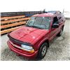 Image 4 : PARKSVILLE - 2005 CHEVROLET BLAZER RED 179520 KMS - 120067-2