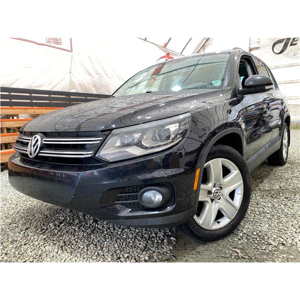 PARKSVILLE - 2015 VOLKSWAGEN TIGUAN BLACK  179858 KMS - 542860-1