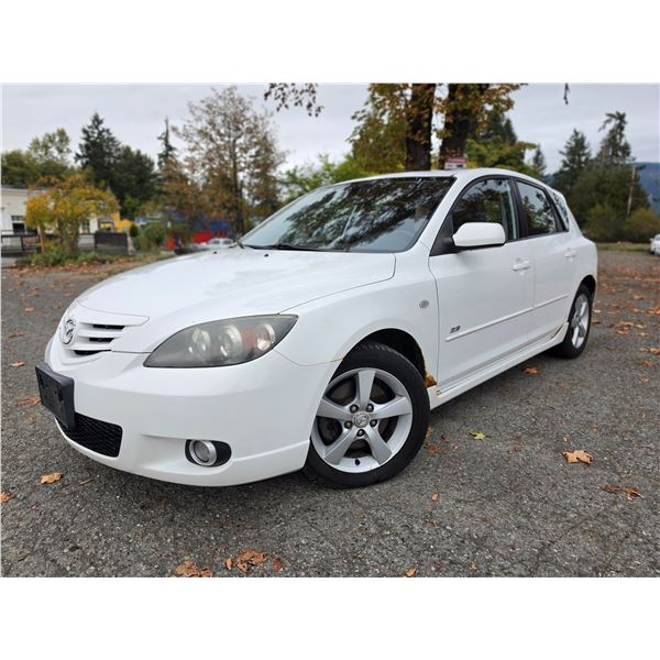 DUNCAN - 2004 MAZDA MAZDA3 WHITE 178842 KMS - 214363-3