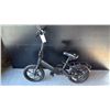 Image 1 : BLACK BLUTRON EB350F V2 FOLDING LOW STEP-THROUGH COMPACT COMMUTER ELECTRIC CITY BIKE NO CHARGER/KEY