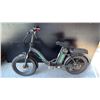 Image 1 : BLACK HITWAY 7-SPEED FOLDABLE STEP-THROUGH BLACK COMPACT COMMUTER E-BIKE