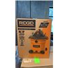 Image 1 : RIDGID HD1640 5.0 PEAK HP 60-LITRE INDUSTRIAL WET DRY VACUUM UNIT BLACK ORANGE HOUSING *IN BOX