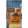 Image 1 : RIDGID HD1640 5.0 PEAK HP 60-LITRE INDUSTRIAL WET DRY VACUUM UNIT BLACK ORANGE HOUSING *IN BOX