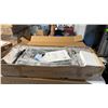 Image 1 : GARVEE QUEEN SIZE UPHOLSTERED PLATFORM BED FRAME DARK GREY 4 STORAGE DRAWERS HEADBOARD *IN BOX