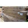 Image 2 : GARVEE QUEEN SIZE UPHOLSTERED PLATFORM BED FRAME DARK GREY 4 STORAGE DRAWERS HEADBOARD *IN BOX