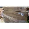 Image 2 : GARVEE QUEEN SIZE UPHOLSTERED PLATFORM BED FRAME DARK GREY 4 STORAGE DRAWERS HEADBOARD *IN BOX