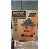 Image 1 : RIDGID HD1640 5.0 PEAK HP 60-LITRE INDUSTRIAL WET DRY VACUUM UNIT BLACK ORANGE HOUSING *IN BOX
