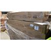Image 2 : GARVEE QUEEN SIZE UPHOLSTERED PLATFORM BED FRAME DARK GREY 4 STORAGE DRAWERS HEADBOARD *IN BOX