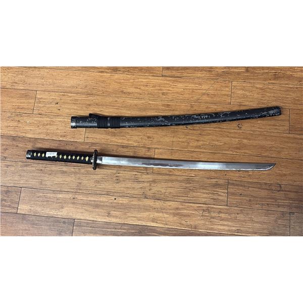 JAPANESE KATANA REPLICA WITH SCABBARD, NOT SHARP, NO MARKINGS