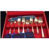 Image 3 : WM A. ROGERS TRIPLE CUTLERY SET, TRIPLE PLATED WITH CASE