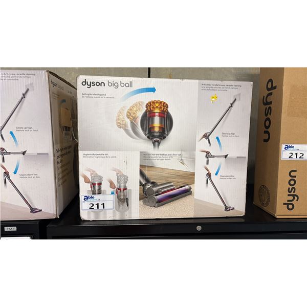 DYSON BIG BALL TOTAL CLEAN 180 AW SPHERICAL SELF-RIGHTING BAGLESS CANISTER VACUUM